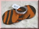 4x Pflanzplatten terra-schwarz ca. 6,5cm mit Befestigung